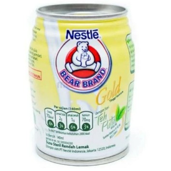 

Bear Brand Gold Tea Putih 140 ml isi 10kaleng