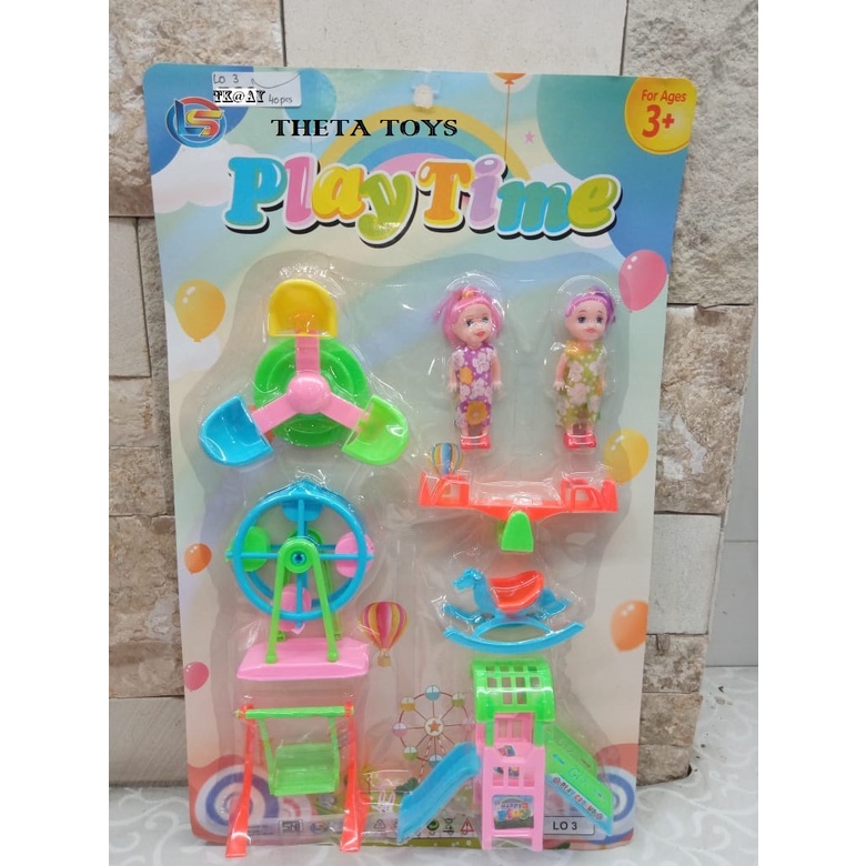MAINAN EDUKASI MAINAN PLAY TIME LO3 MAINAN ANAK PEREMPUAN ANAK MAINAN BONEKA SET