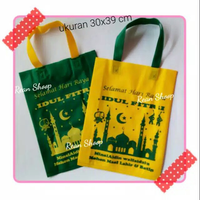 

tas lebaran tas tenteng goody bag lebaran idul fitri tas souvenir idul fitri ukuran sedang SEDANG