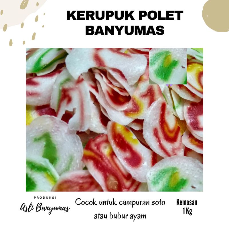 

KERUPUK POLET MENTAH (1KG) | KHAS BANYUMAS | HARGA TERJANGKAU | FREE GIFT MIN BELANJA 50K (all item)