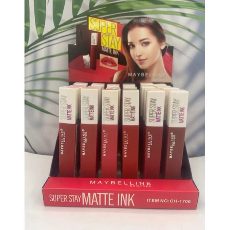 ECER!!!LIP GLOSS SUPER STAY MATTE INK MAYBELLINE NO.1706