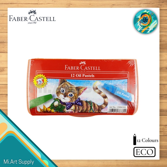 

Crayon / Hexagonal Oil Pastel Faber Castell ECO 12 Warna