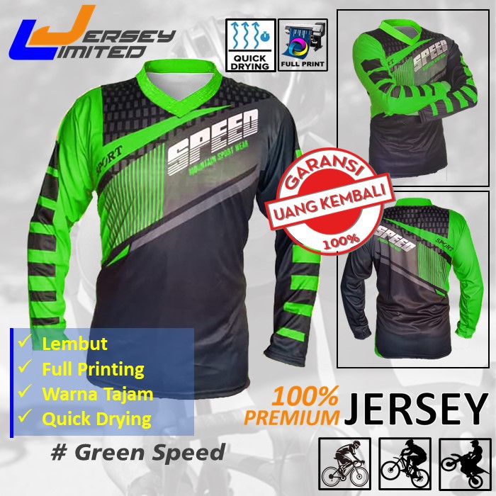  Kaos  Jersey  Sepeda MTB Gunung  Downhill Roadbike Jersy  