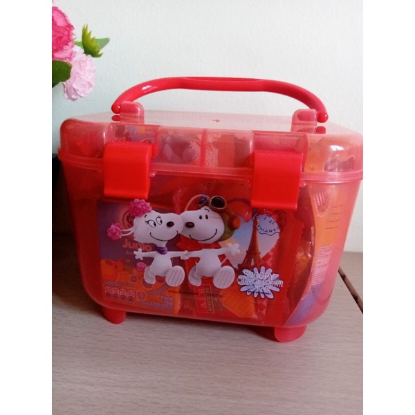 

Bingkisan Acara Ulang Tahun + souvenir Box Plastik Tenteng (FREE plastik, pita, ucapan terimakasih)