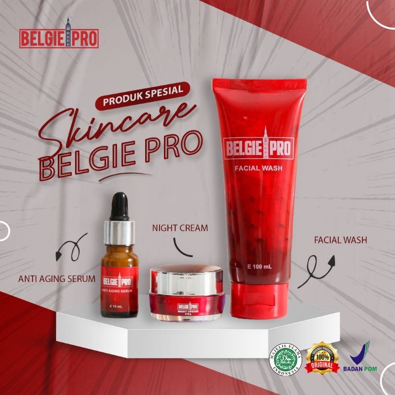 Pembersih Wajah Facial Wash Belgie Pro Serum Propolis