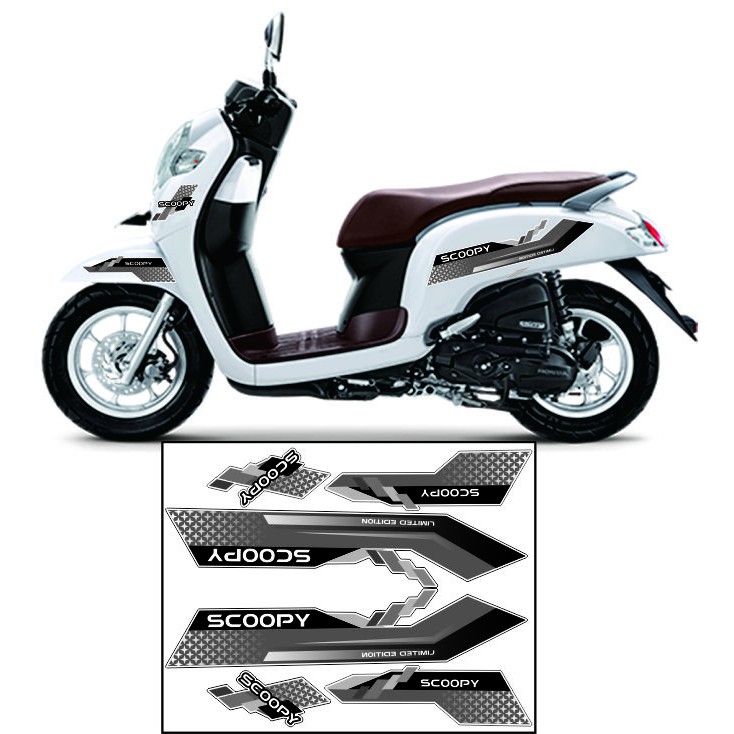 STRIPING VARIASI THAILOOK MOTOR SCOOPY NEW 2020-2021 VARIASI SETIKER-STRIPING SCOOPY VARIASI POLET
