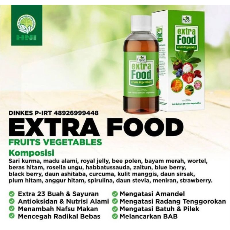 

( ORIGINAL ) Extra Food Hni hpai Health