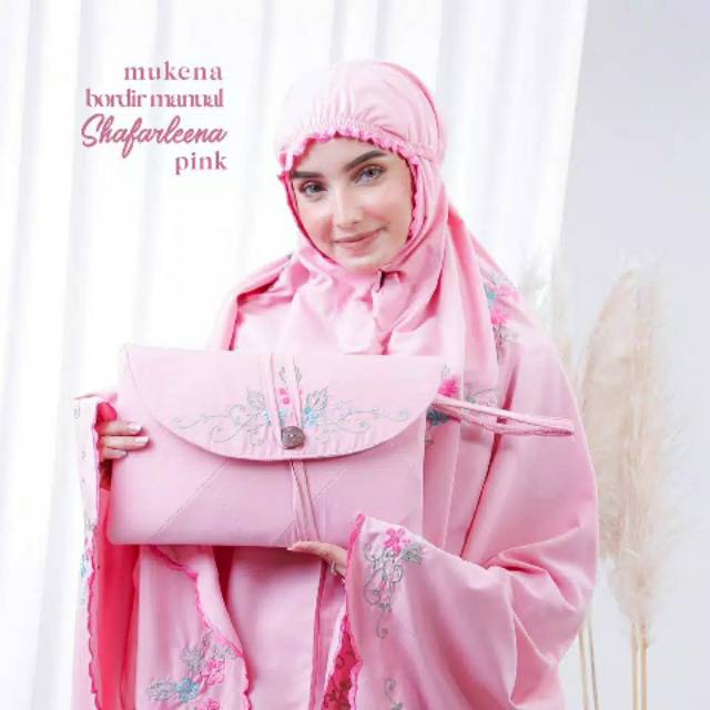 Mukena Dewasa Mukena Safarlena Original Bordir Manual Siti Khadijah