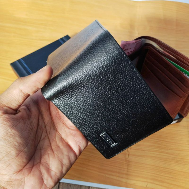 Dompet Tekstur Kulit Jeruk Bahan Asli Kulit Sapi Asli