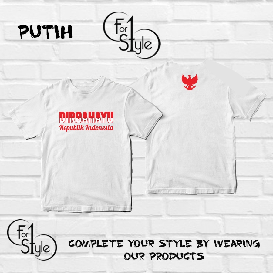 Kaos - Dirgahayu Republik Indonesia 77 thn