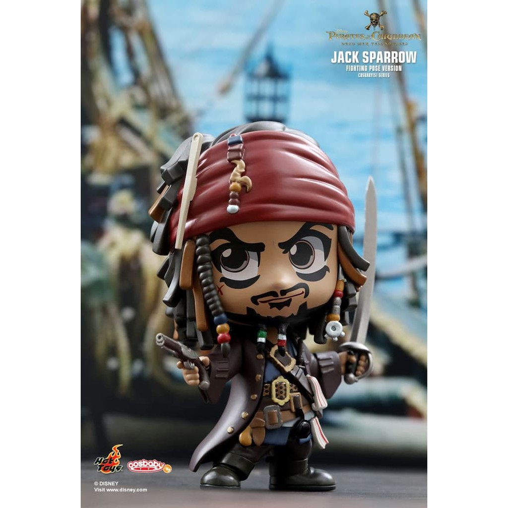 Jual Hot Toys Cosbaby POTC DMTNT - Jack Sparrow (Fighting Ver) Murah