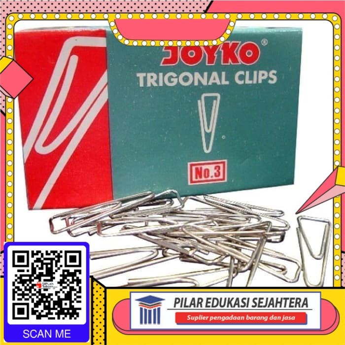 

PAPER CLIP / KLIP PENJEPIT KERTAS JOYKO NO.3 MURAH
