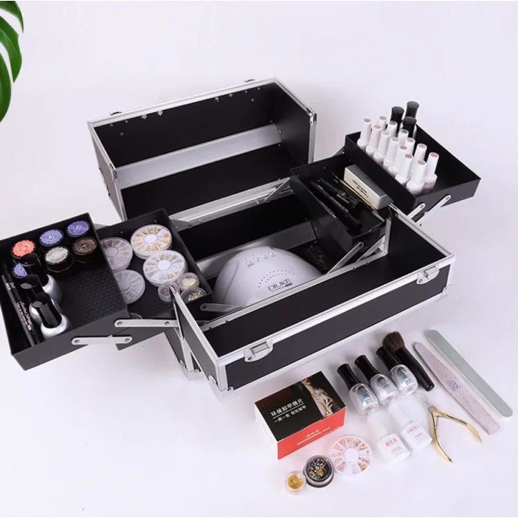 Promo Kotak Make up /Beautycase /Box makeup /Tempat Kosmetik /Ukuran 32x21x26Cm B1490