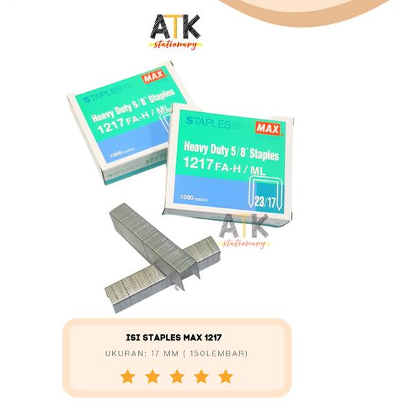 

✫ Isi Staples Max 1217 FA-H/ML Heavy Duty atk ℗