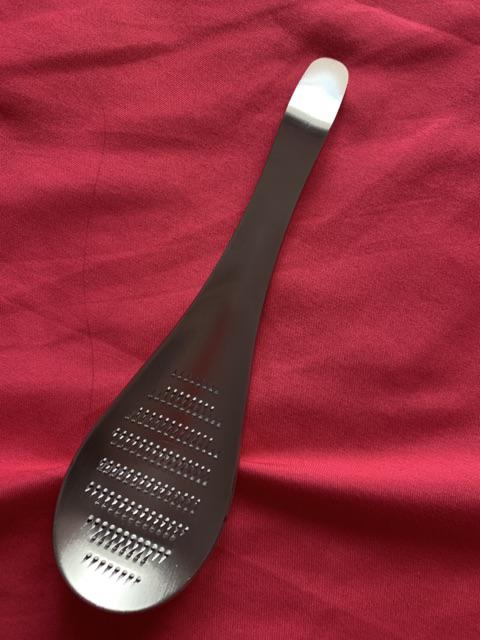 Fe? Alat Parutan Bahan Stainless Steel Bentuk Sendok Bubur Untuk Lemon/jahe/bawang Putih/dll
