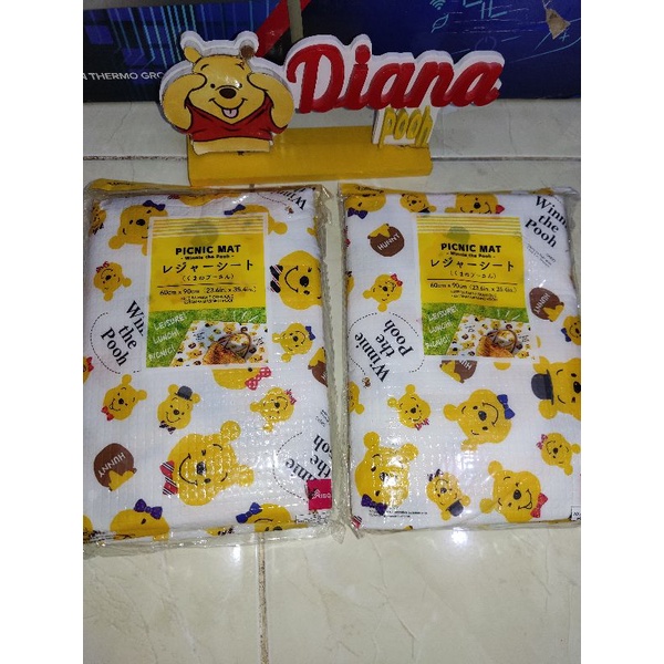 Daiso picnic mat winnie the pooh
