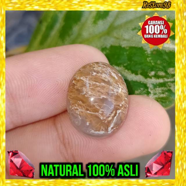 Batu akik lumut coklat asli natural alam batu cincin bacan wulung api kecubung katilayu