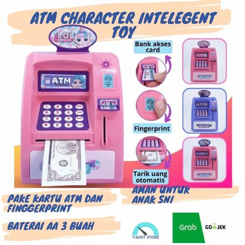 Nabung | Mainan Edukasi Atm Celengan Besar Finggerprint Kartu Atm Kualitas Terbaik
