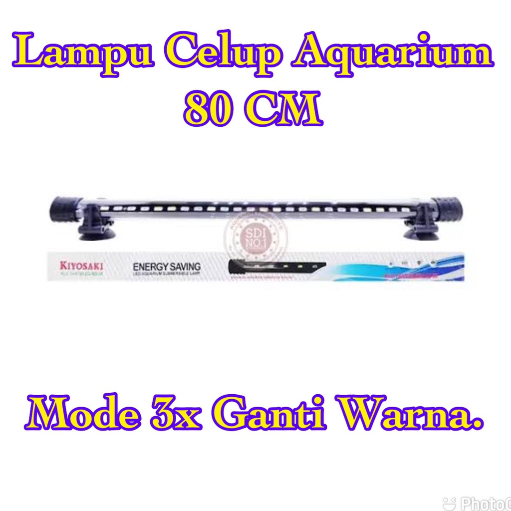 LAMPU LED AQUARIUM 80 CM MODE 3X GANTI WARNA 3 IN 1 ( MODEL CELUP )