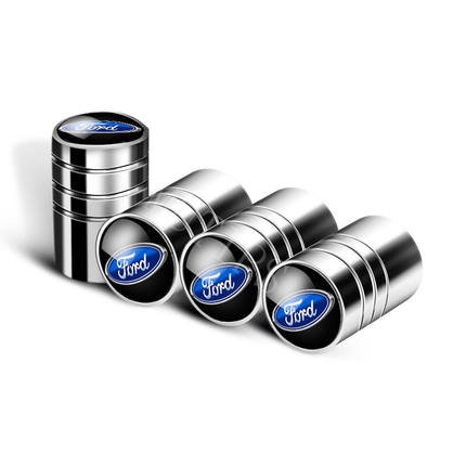 Ford 4Pcs Tutup Pentil Ban Mobil Bahan Aluminum Alloy Untuk Focus Everest Mustang Fiesta Ranger Ecosport