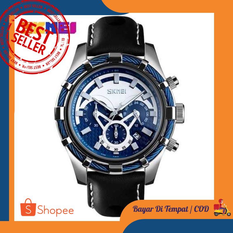 SKMEI jam Tangan Analog Chrono Pria - 9189