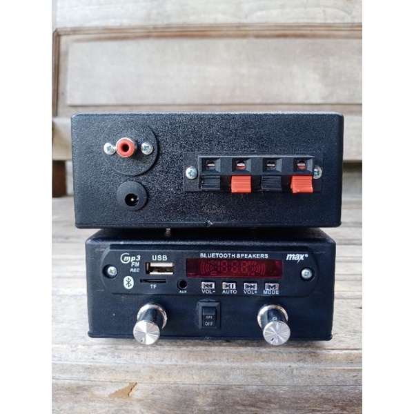 Amplifier rakitan class D,supply DC12-24V, sudah mp3 bluetooth