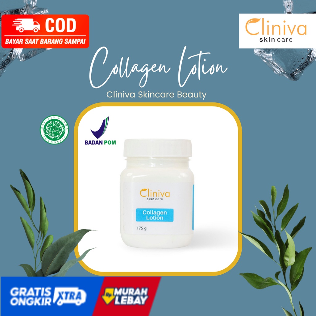 Cliniva Skincare | Collagen Body Lotion Pemutih Badan Termurah | Original BPOM 100%