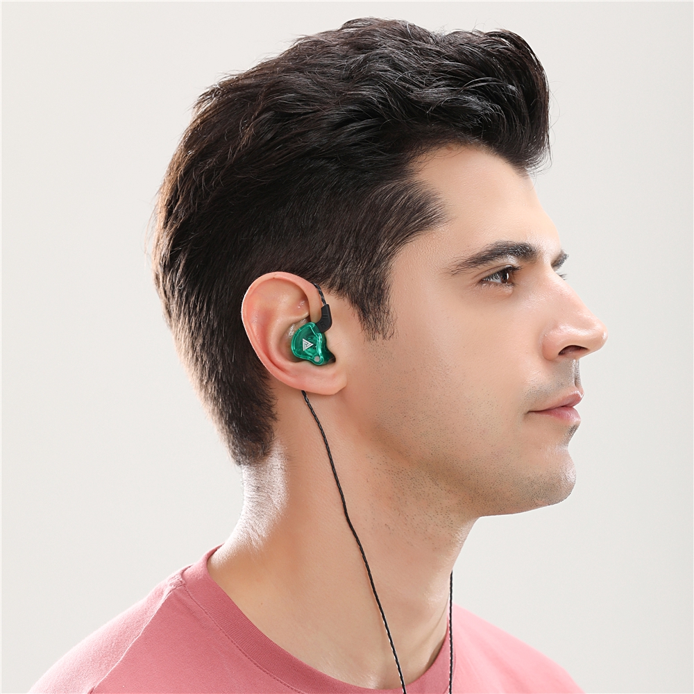 Qkz Ak6 Headset Earphone Sport In-Ear Hifi Universal Versi Upgrade Dengan Mic, Jack 3.5mm