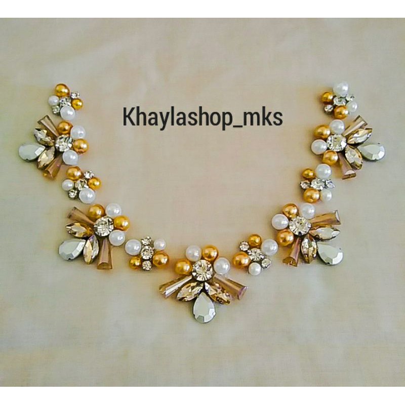 PAYET RANGKAI / PAYET LEHER / PAYET RANGKAI MUTIARA / PAYET RANGKAI NO159 CAMELIA