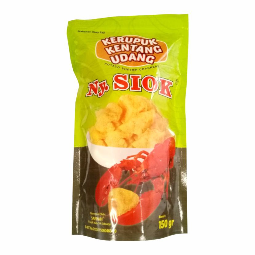 Krupuk / Kerupuk Kentang Udang Matang Ny. Siok 150gr - TanlimShop