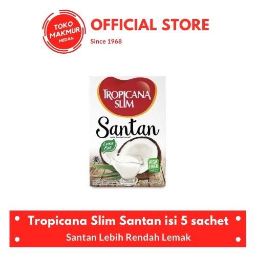 TROPICANA SLIM SANTAN RENDAH LEMAK ISI 5 SACHET