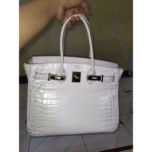 Preloved Hermes Birkin Croco 30