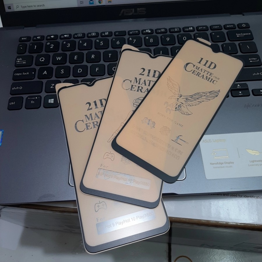 SAMSUNG A7 2018 J8 PLUS A6 PLUS J4 PLUS J6 PLUS J8 J4+ J6+ ANTI GORES CERAMIC LENTUR GLARE MATTE ANTI MINYAK SCREEN GUARD PELINDUNG LAYAR PLASTIK MIKA