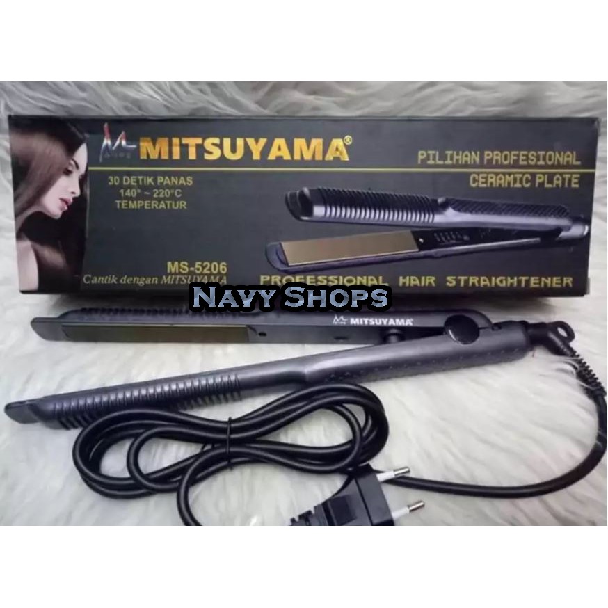 NA catok penglurus rambut - catokan ceramic - catok mitsuyama MS5206