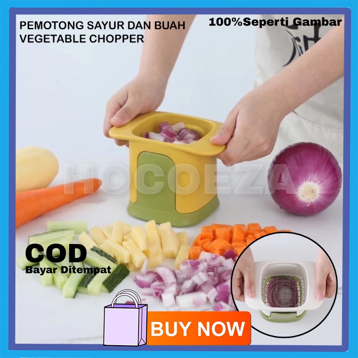 PEMOTONG SAYURAN DAN BUAH VEGETABLE CHOPPER ALAT POTONG BUAH DAN SAYUR PRAKTIS DAN PORTABLE BARANG UNIK ALAT UNIK VA363