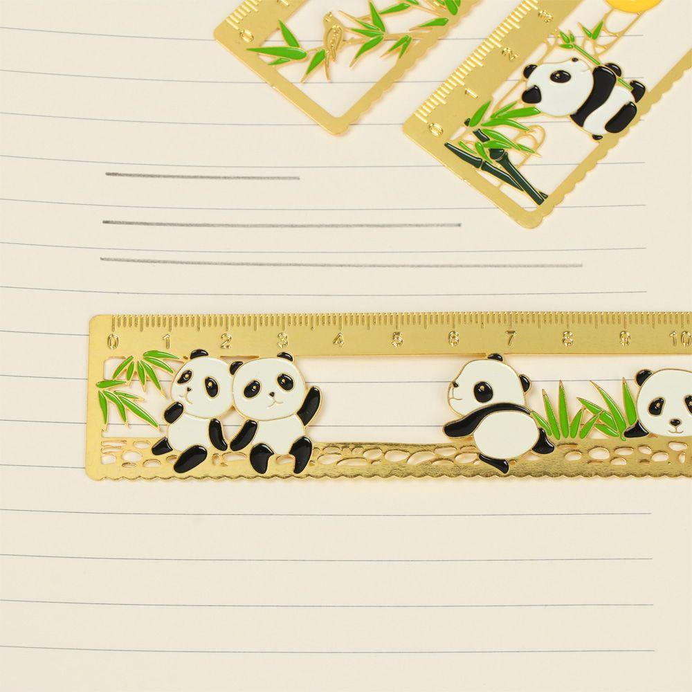 TOP Bookmark Logam Gaya Cina Baru Buku Pengukur Pemegang Siswa Kembali Ke Sekolah Penggaris Logam