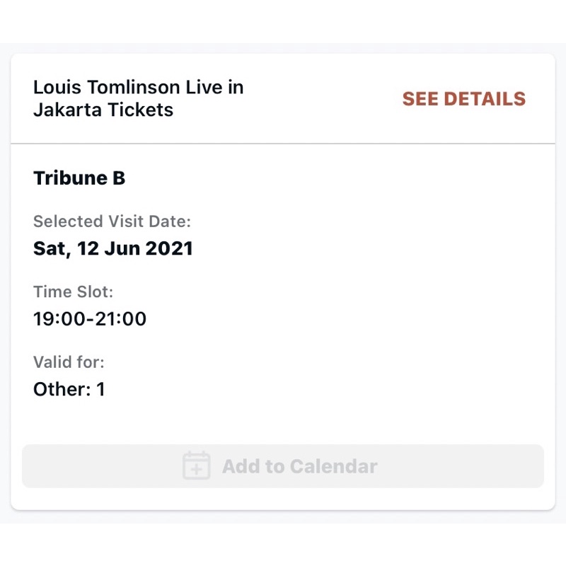 Tiket Konser Louis Tomlinson