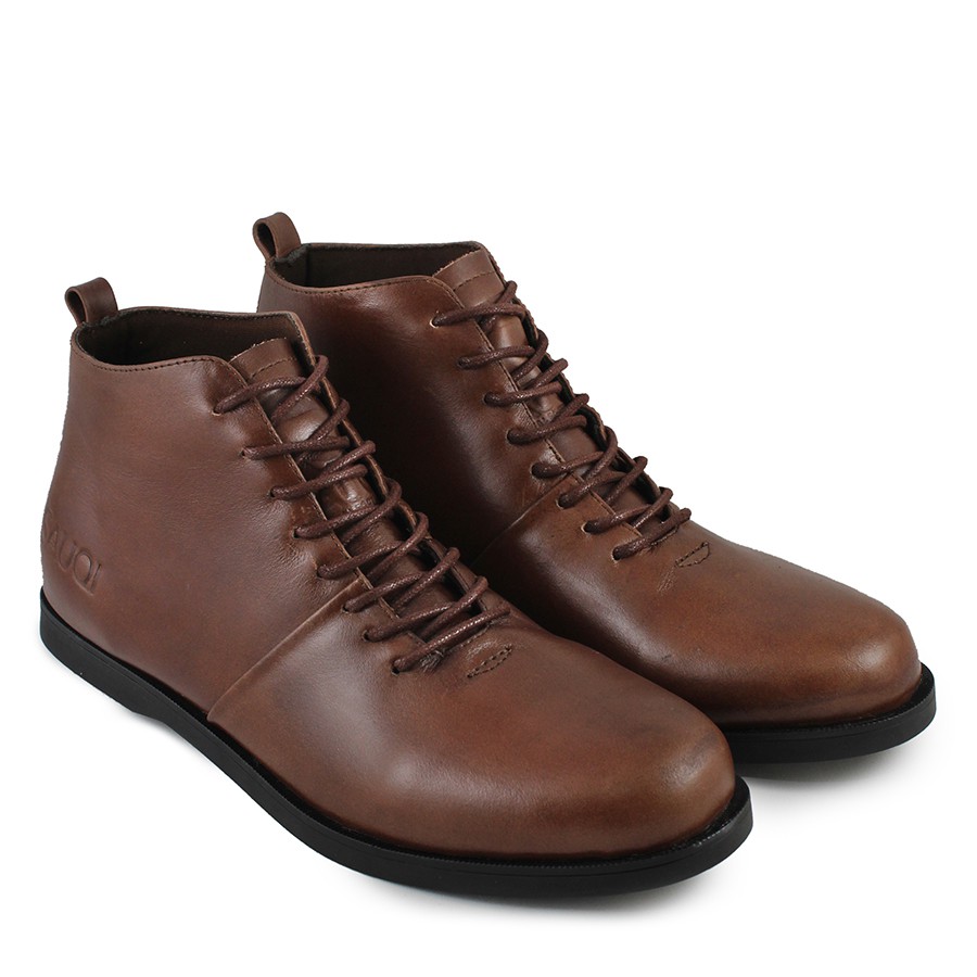 BIG SALE BRANDED!! Sepatu Boots Kulit sapi asli premium sauqi footwear Signore Murah Terlaris