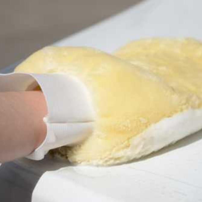 Kualitas Terbaik] Microfiber Wool Glove Sarung Tangan Wash Mitt Kain Lap Cuci Mobil