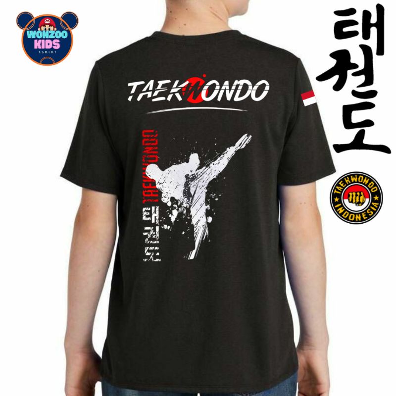 KAOS ANAK TAEKWONDO-BAJU TAEKWONDO ANAK ANAK -PREMIUM QUALITY