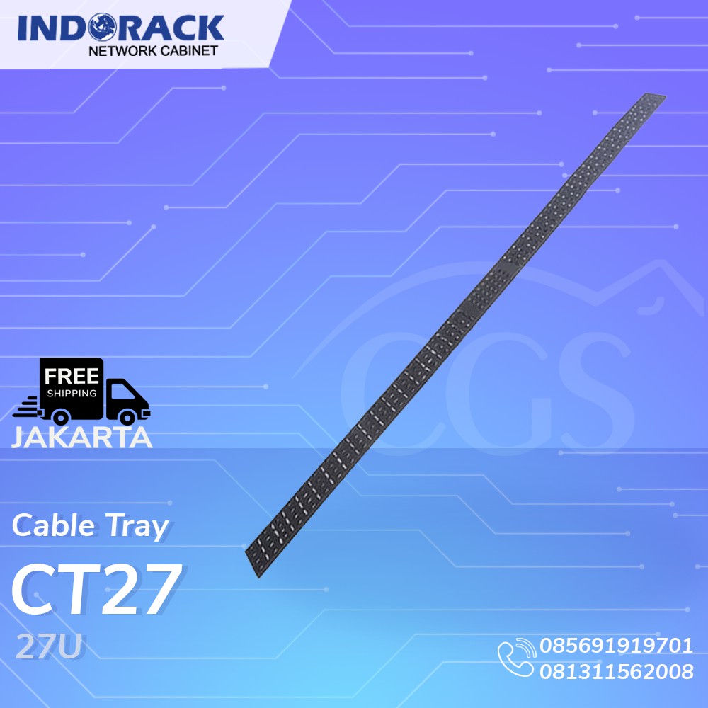 Indorack CT27 Cable Tray For 27U Rack