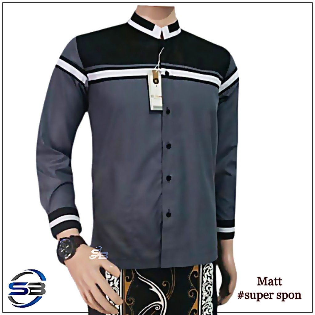 Baju koko seragam azzahir, koko gus azmi, koko azzahir, baju koko modern