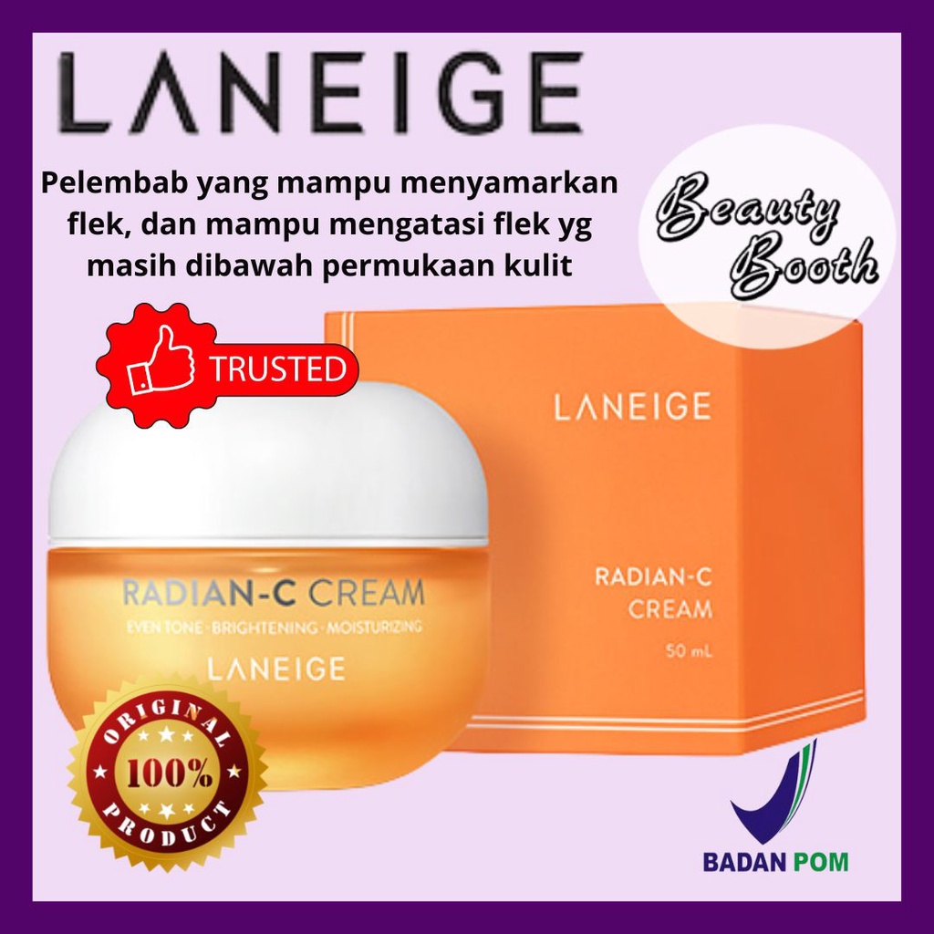 [BPOM] LANEIGE RADIAN C CREAM 50ml [ORIGINAL COUNTER LANEIGE INDONESIA]