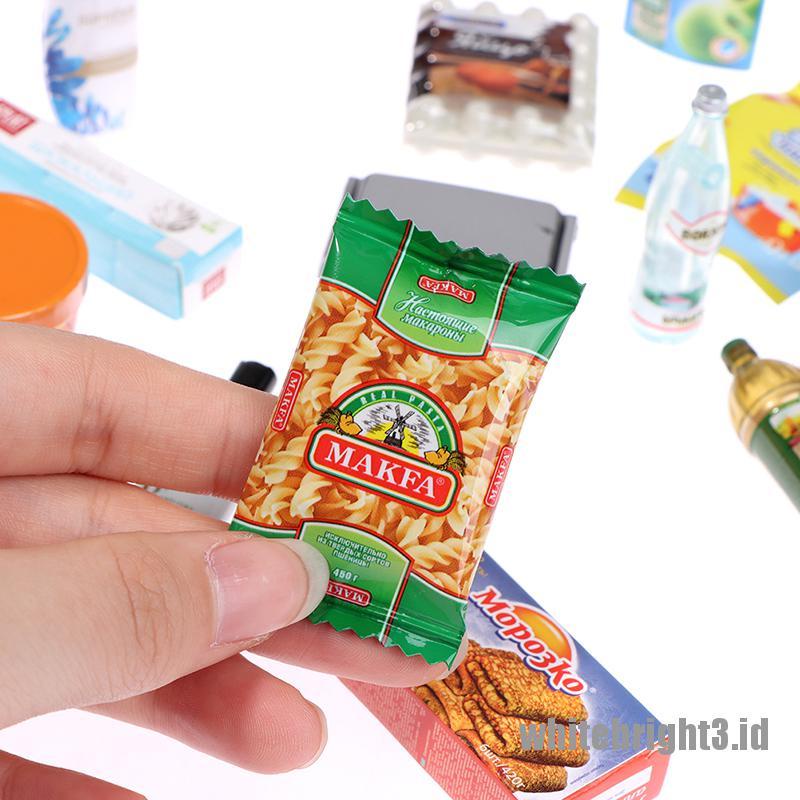 (white3) Mainan Miniatur Kaleng Minuman / Makanan Untuk Anak Bermain Peran