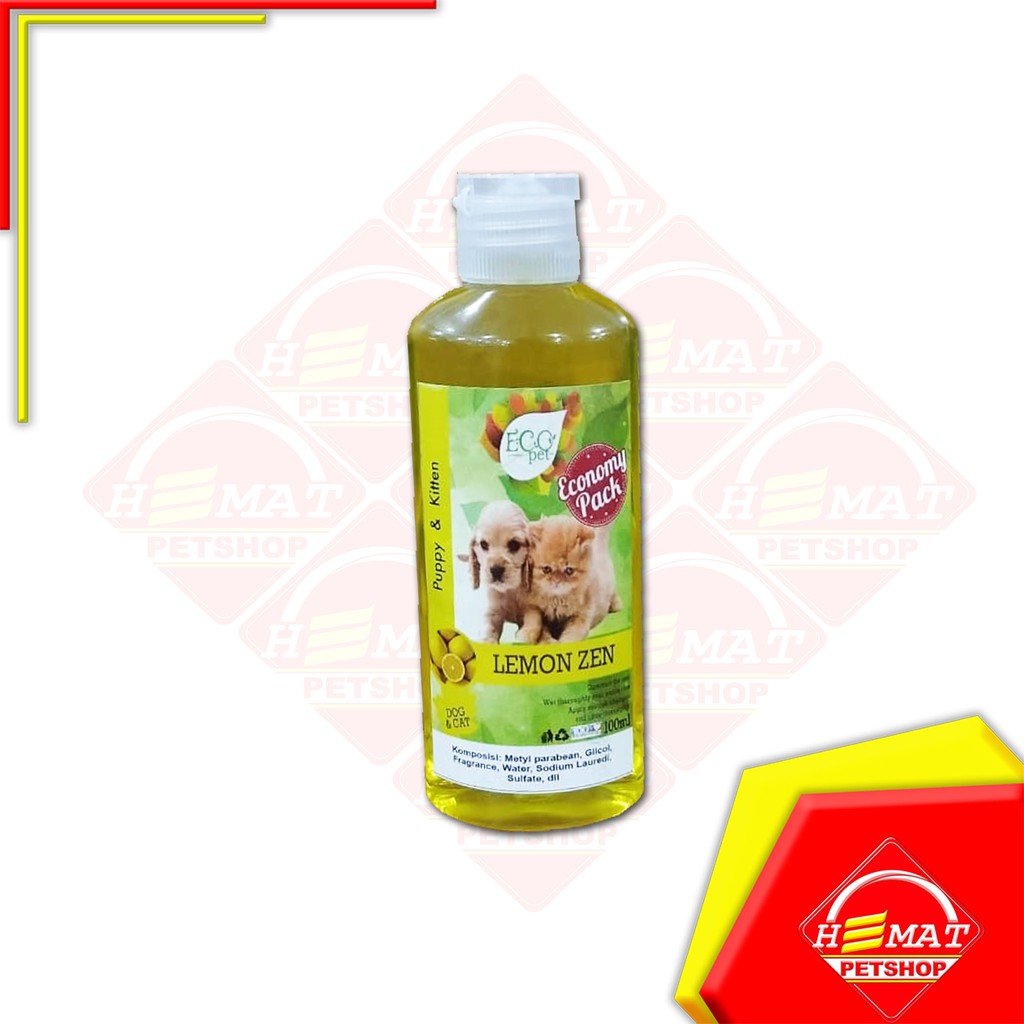 Eco Pet 100ml Lemon Zen / shampoo kucing shampoo anjing