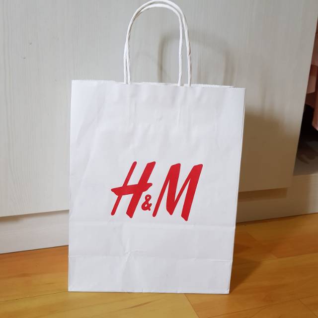 H&M PAPER BAG Original Shopee Indonesia