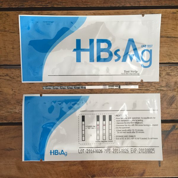 Diskon - HBSAG Strip Tes Hepatitis B Antigen Test Hepatitis B