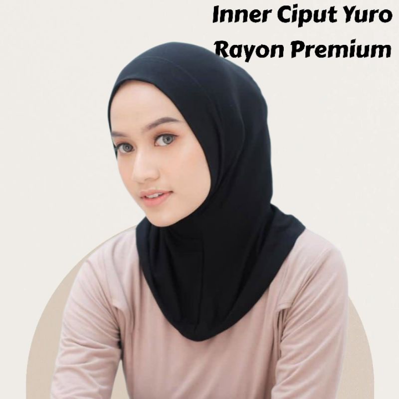 Inner Ciput Ninja Malay Tanpa Resleting/Daleman Jilbab Ninja Yuro