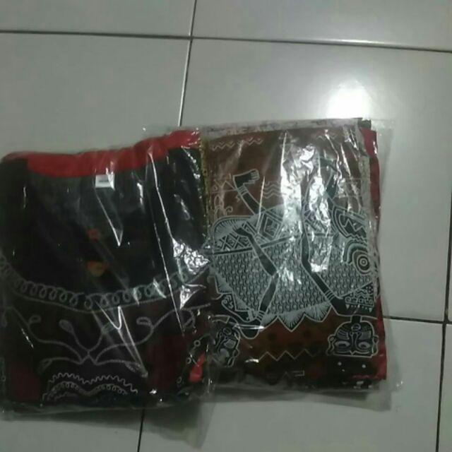 Kaos Dashiki - Kaos Batik Etnik Unisex Jefri Putih - L/dewasa