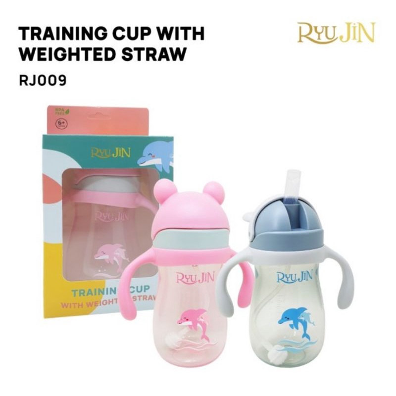 Ryu Jin Training Cup Botol Minum Sedotan Dengan Pemberat